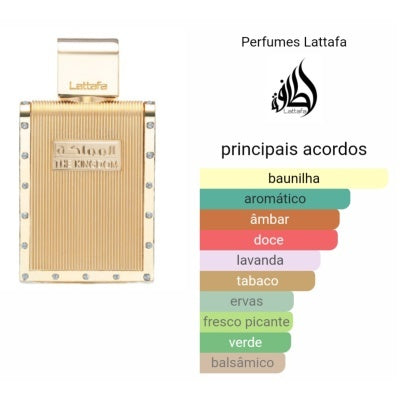 The Kingdom eau de parfum para homens Lattafa 100  ml